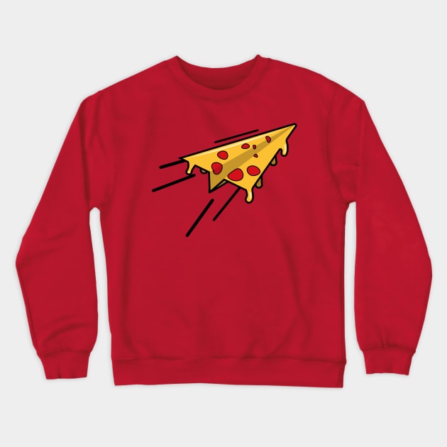 Pizzairplane Crewneck Sweatshirt by RhinoTheWrecker